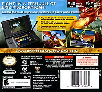 Image n° 2 - boxback : Battle of Giants - Dragons (v01)